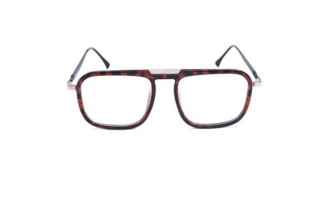 Trendy Square Golden Brown Frame
